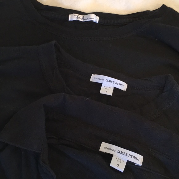 BUNDLE of FOUR tops James Perse and Ron Herman - Picture 3 of 7